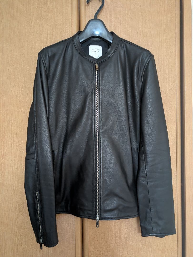 UNITED TOKYO シングルライダースジャケット サイズ3 ブラック