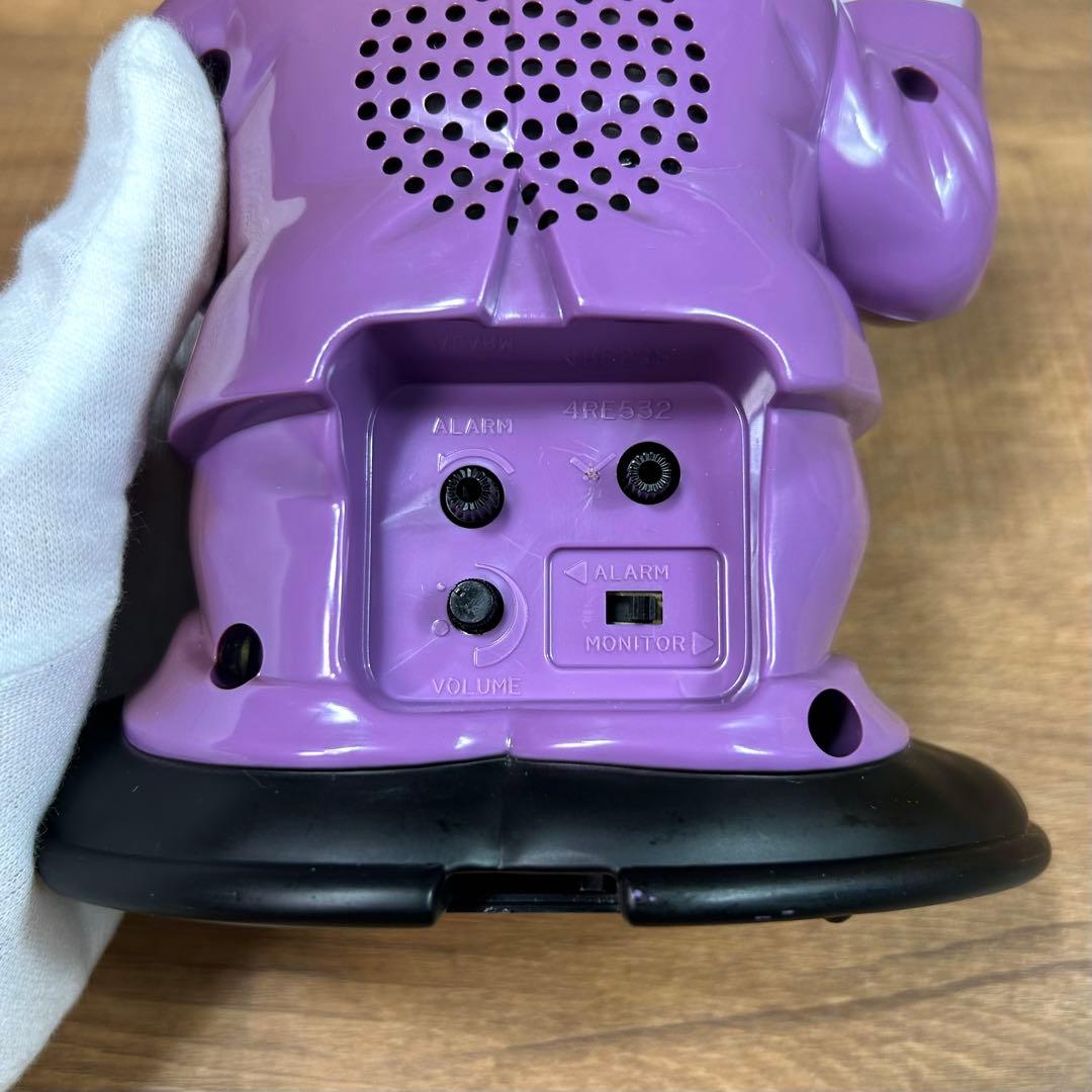 昭和レトロ ダンディーウルフ おしゃべり 目覚まし時計 リズム時計工業 置き時計