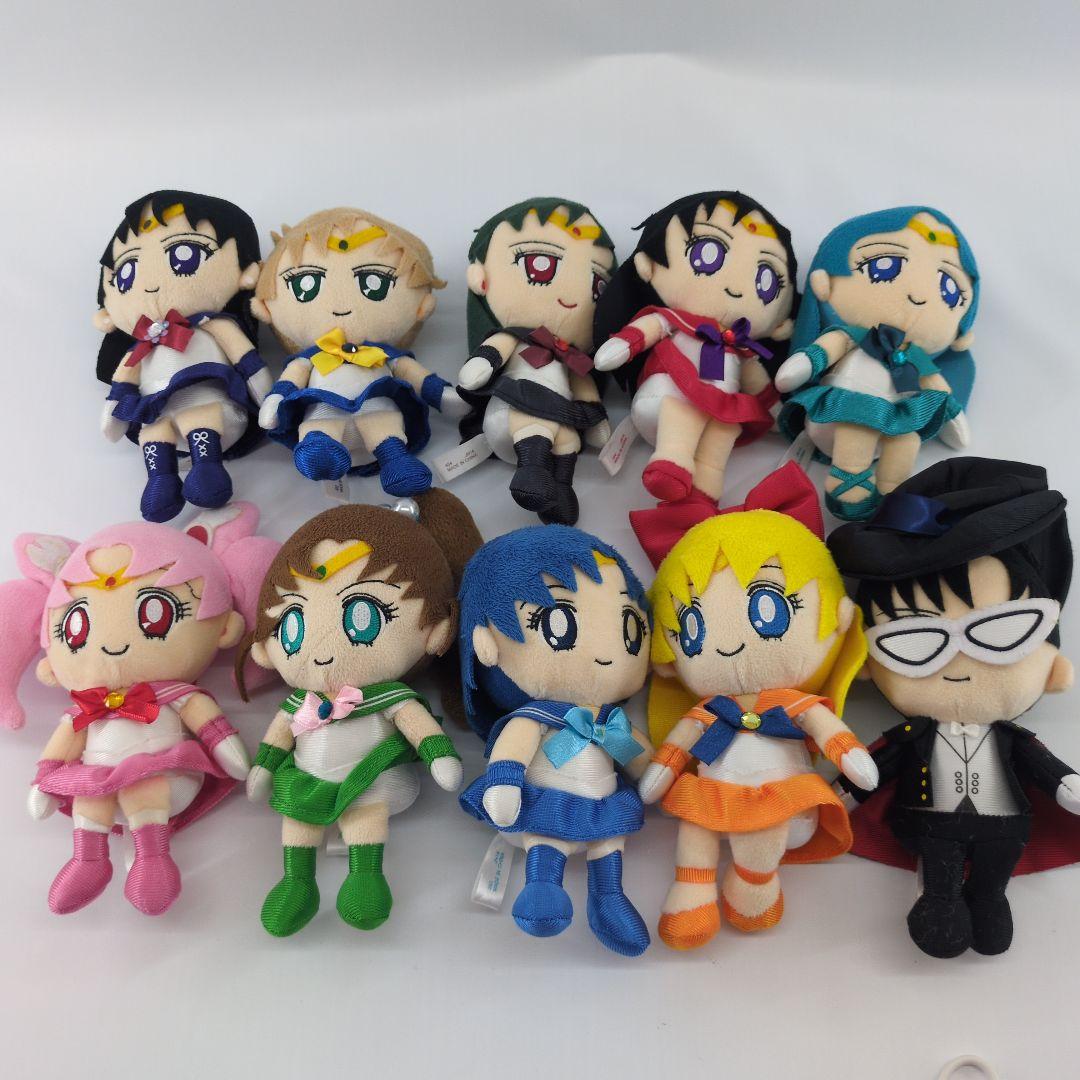【美品】セーラームーン 20周年 miniぬいぐるみクッション 10体セット