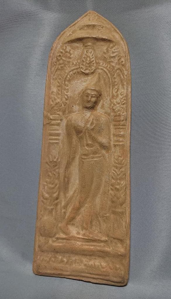 コレクター収集品　タイ クメール様式 大型 　磚仏 （D）