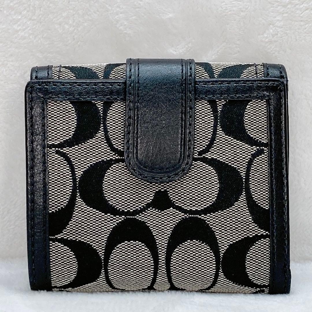 小物 Coach Soho Signature Flap Wallet Rare