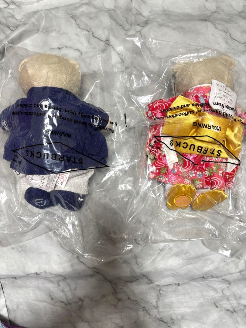 スターバックス べアリスタ くま ぬいぐるみ 着物 お正月