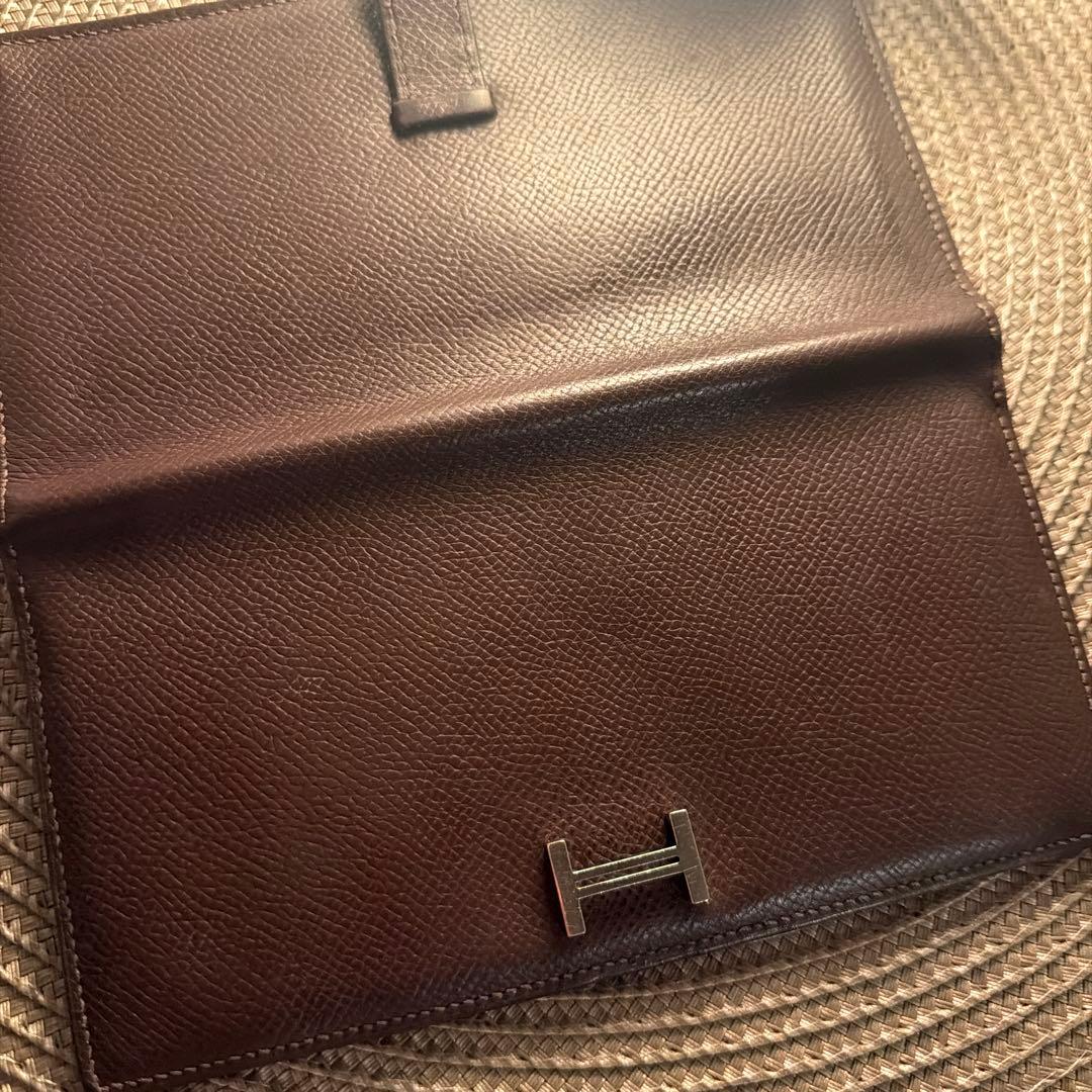 HERMES べアン財布　ショコラ箱あり