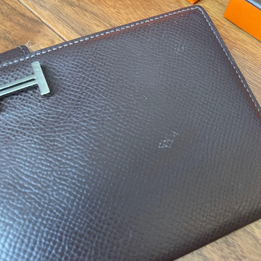 HERMES べアン財布　ショコラ箱あり