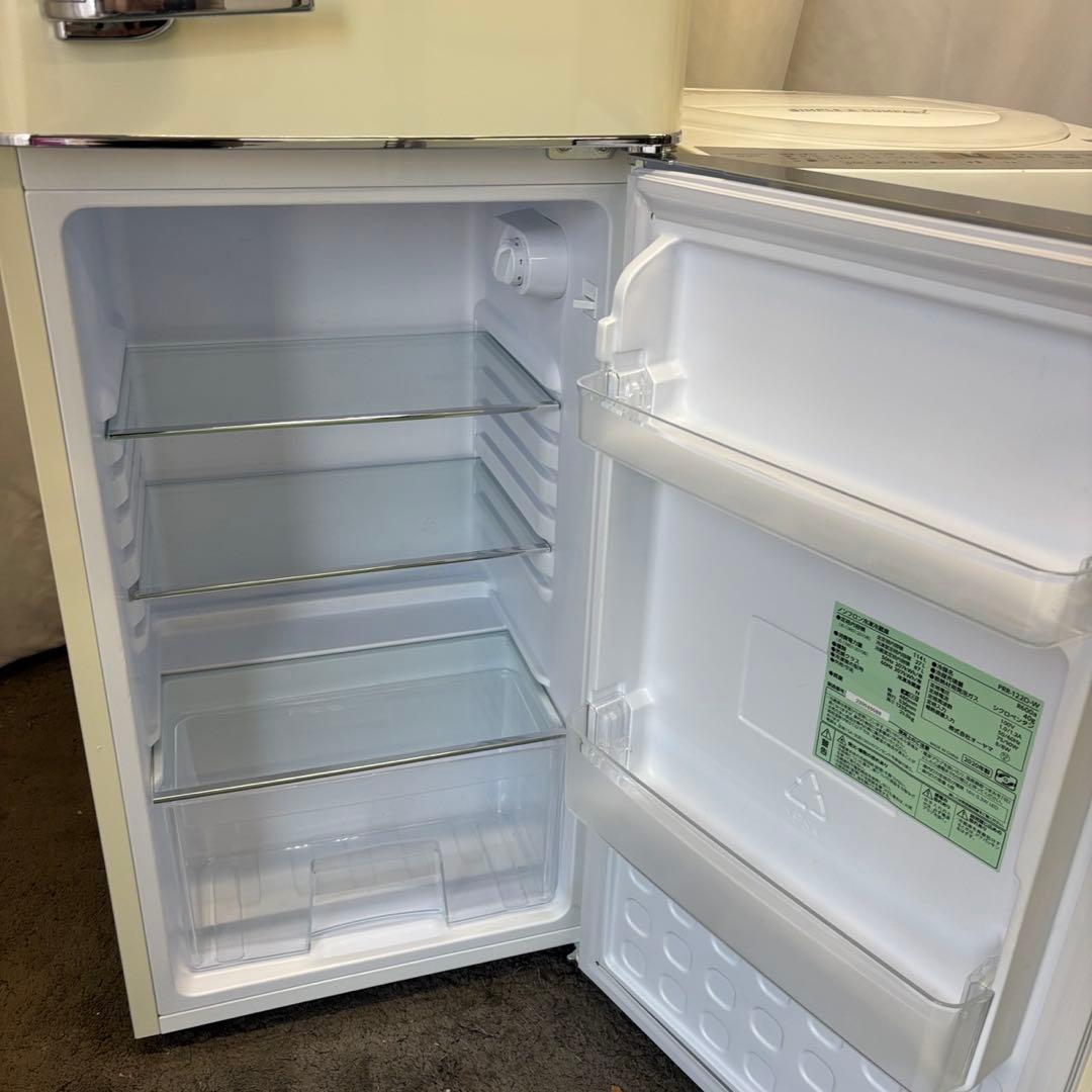 90　一人暮らし　レトロ冷蔵庫　洗濯機　7キロ　SHARP　設置無料　安い　中古