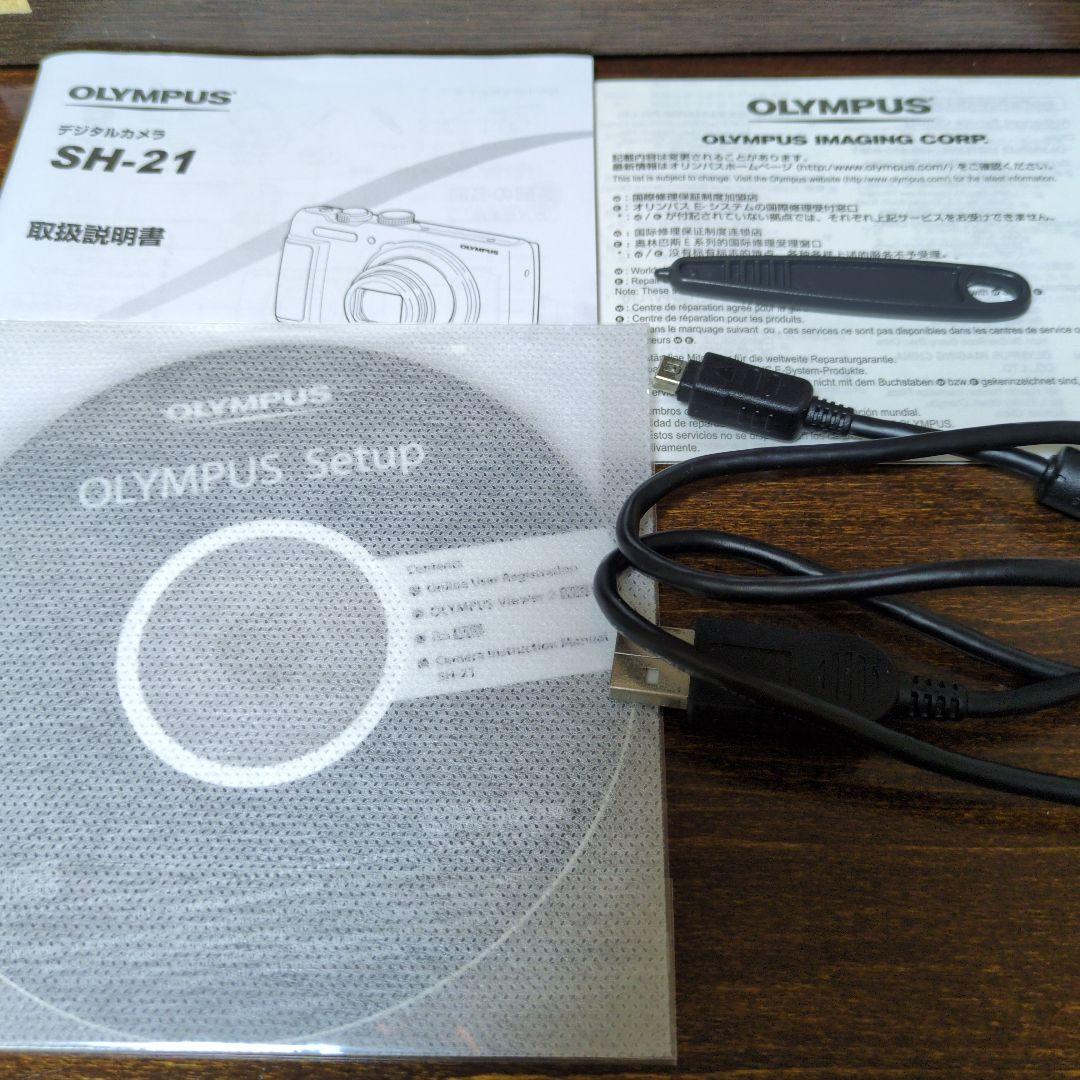 OLYMPUS デジカメ　1600万画素　 SH-21 本体 デジカメ
