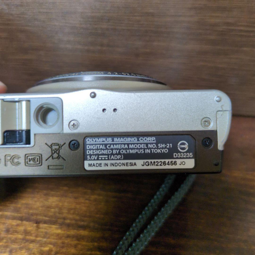 OLYMPUS デジカメ　1600万画素　 SH-21 本体 デジカメ