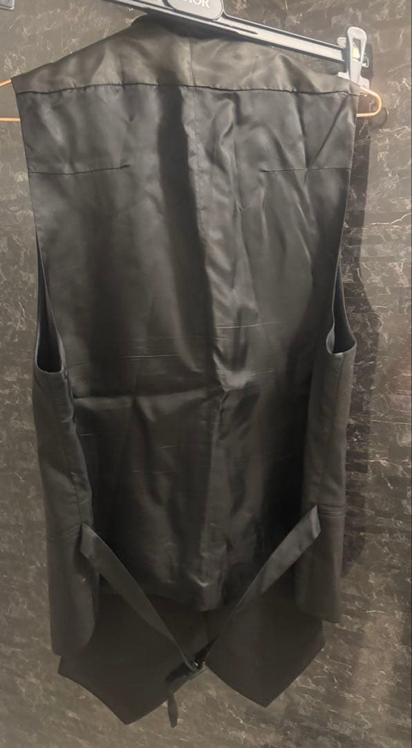 DIOR HOMME デザインダブルプリーツジレ★ベスト50