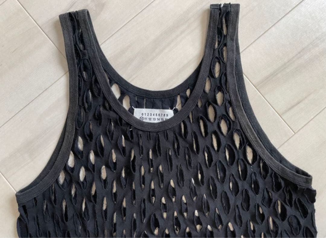 マルジェラ　09SS Artisanal Laser cut tank top
