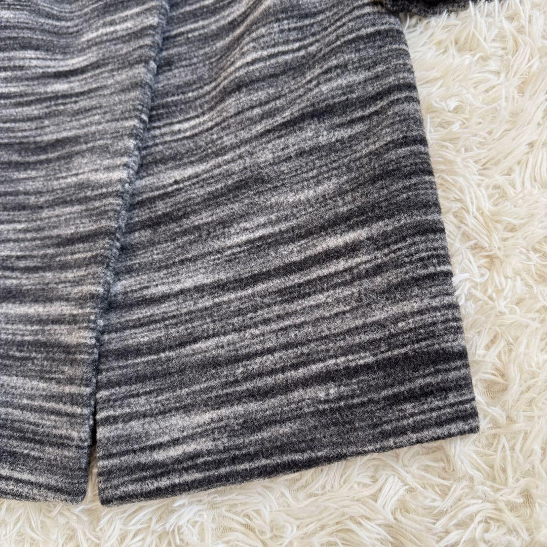 未使用級　フィービー　セリーヌ　クロンビーコート　シルク　グレー　Sサイズ