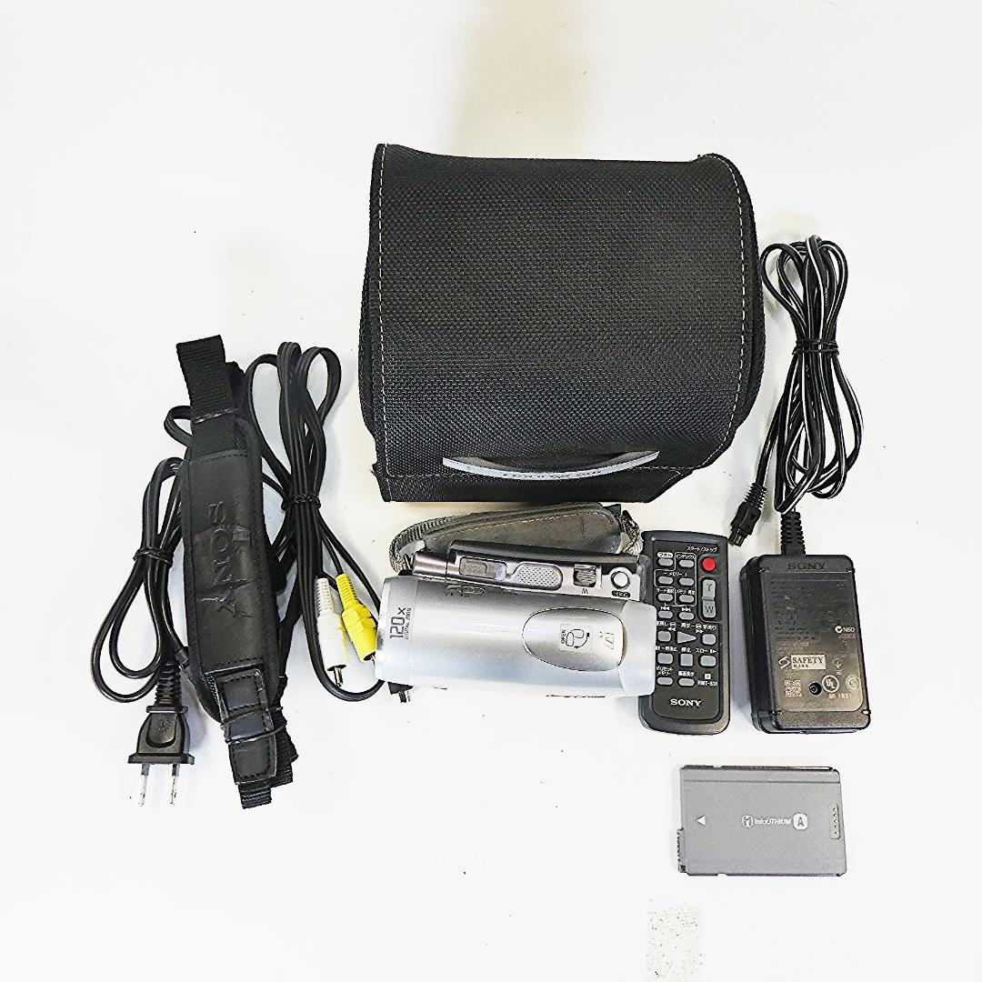 美品・動作品 ソニー DCR-HC90 MiniDVビデオカメラ　DVD化に最適