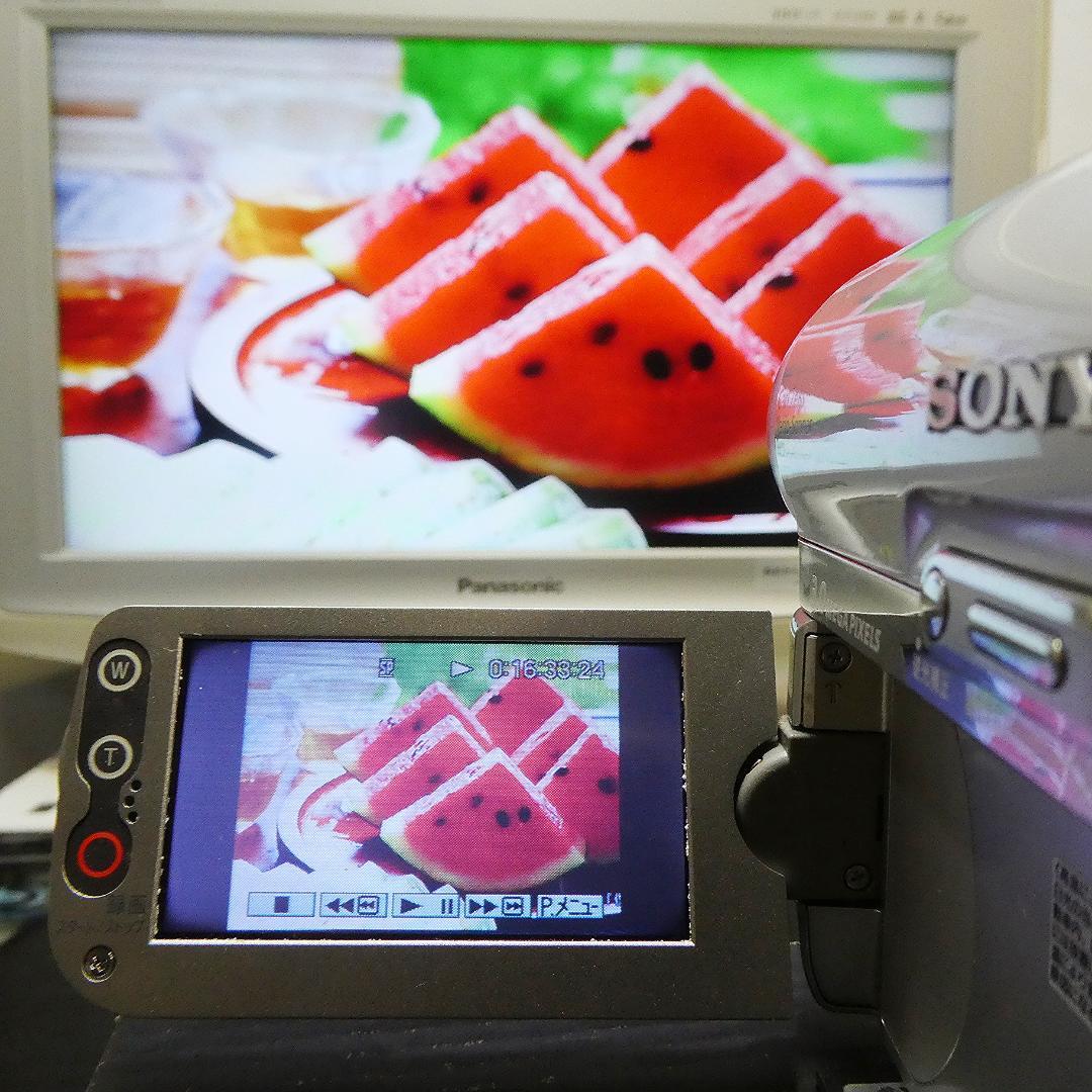 美品・動作品 ソニー DCR-HC90 MiniDVビデオカメラ　DVD化に最適