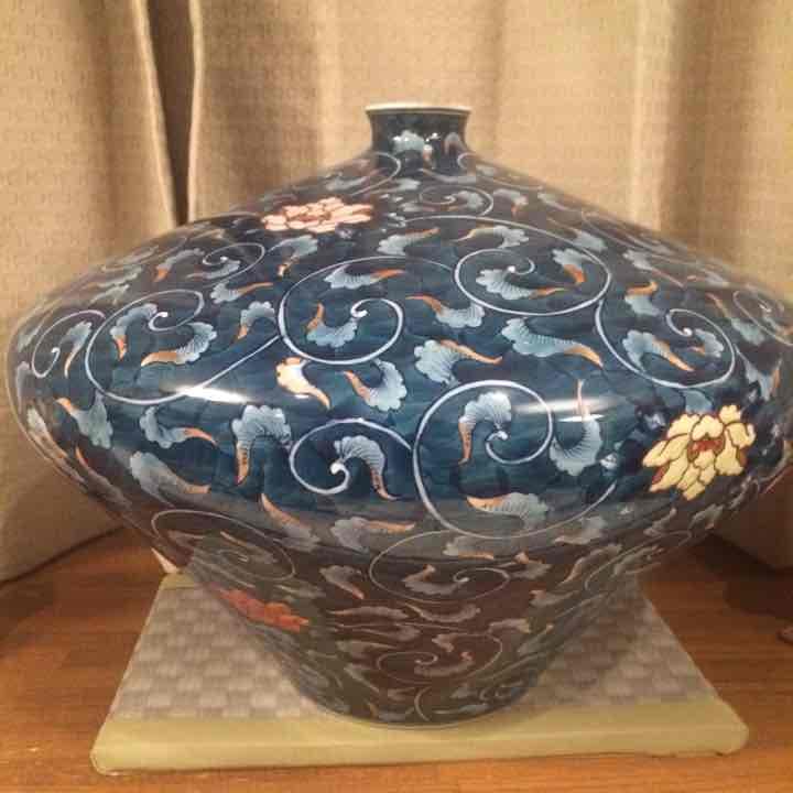 (稀少)伊万里焼　花壺