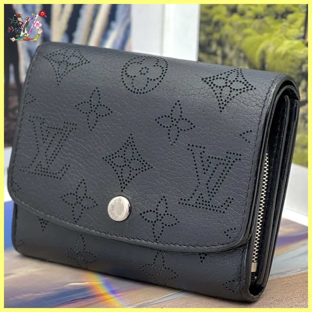 極上 ルイヴィトン マヒナ ポルトフォイユイリス コンパクト 財布 A424