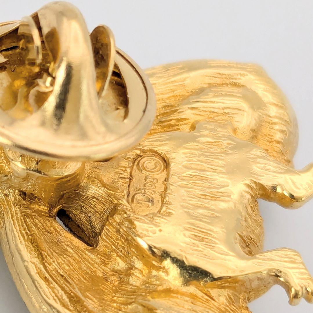 美品 希少 Dior ディオール ヴィンテージ Bee ハチ 蜂 ピンブローチ