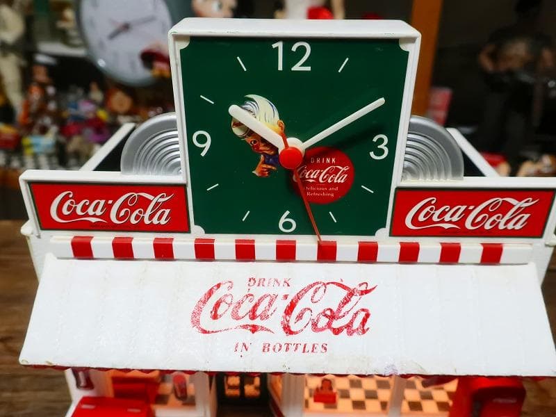 爆レア★絶版★コカコーラ ダンバリーミント アメリカンダイナー ジオラマクロック