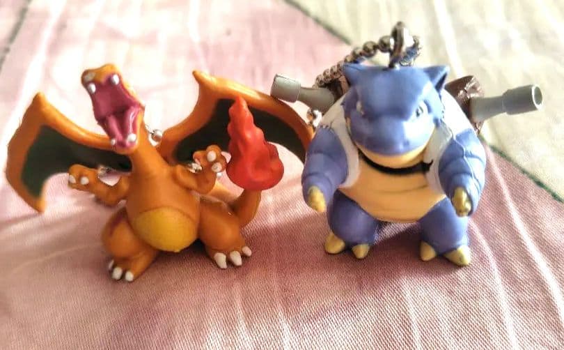 リザードンとカメックス キーホルダー