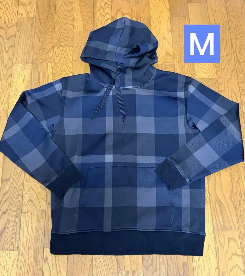 BLACK LABEL CRESTBRIDGE ネイビー系チェック パーカー M