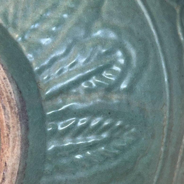 S8003　高麗青磁花瓶　高麗時代　古美術　花瓶　花器　花紋　陶磁器