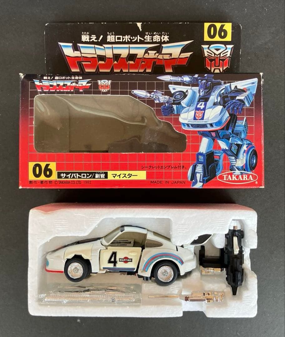 当時物　トランスフォーマー　サイバトロン　副官　マイスター　1982年　タカラ