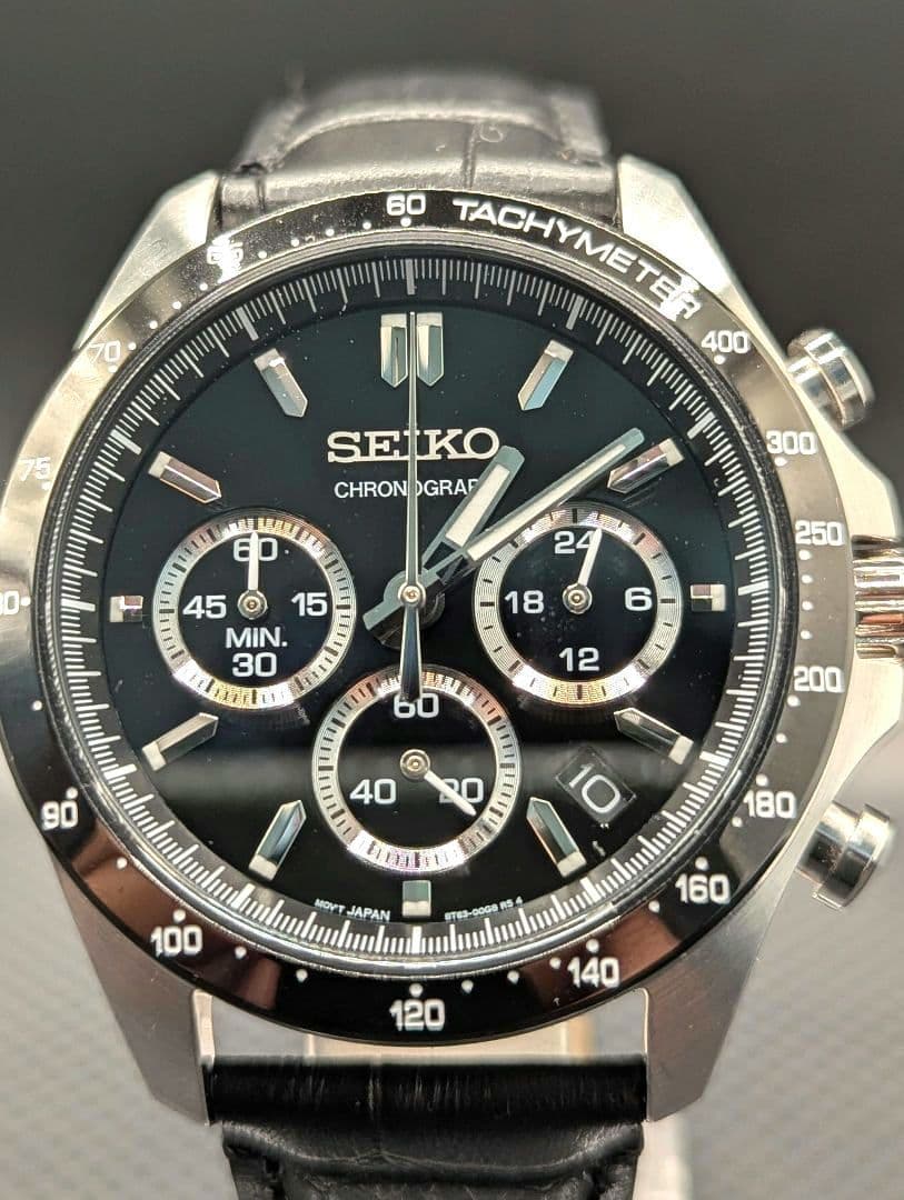 【ほぼ未使用】SEIKO セイコー セレクション 8T63-00D0 黒文字盤
