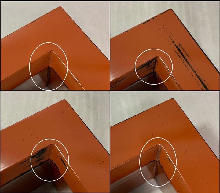 茶道具　根来　炉縁　村瀬治兵衛