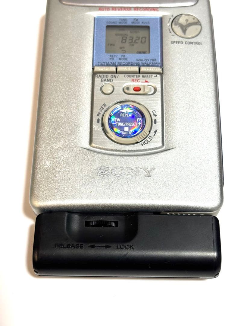 SONY ラジオ録音機能付き カセットウォークマン WM-GX788 整備品①