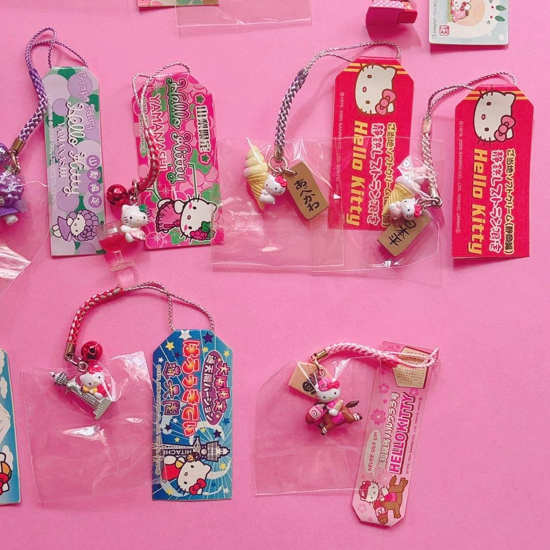 ♡ハローキティ kitty ご当地 根付け ボールペン ファスナーマスコット♡