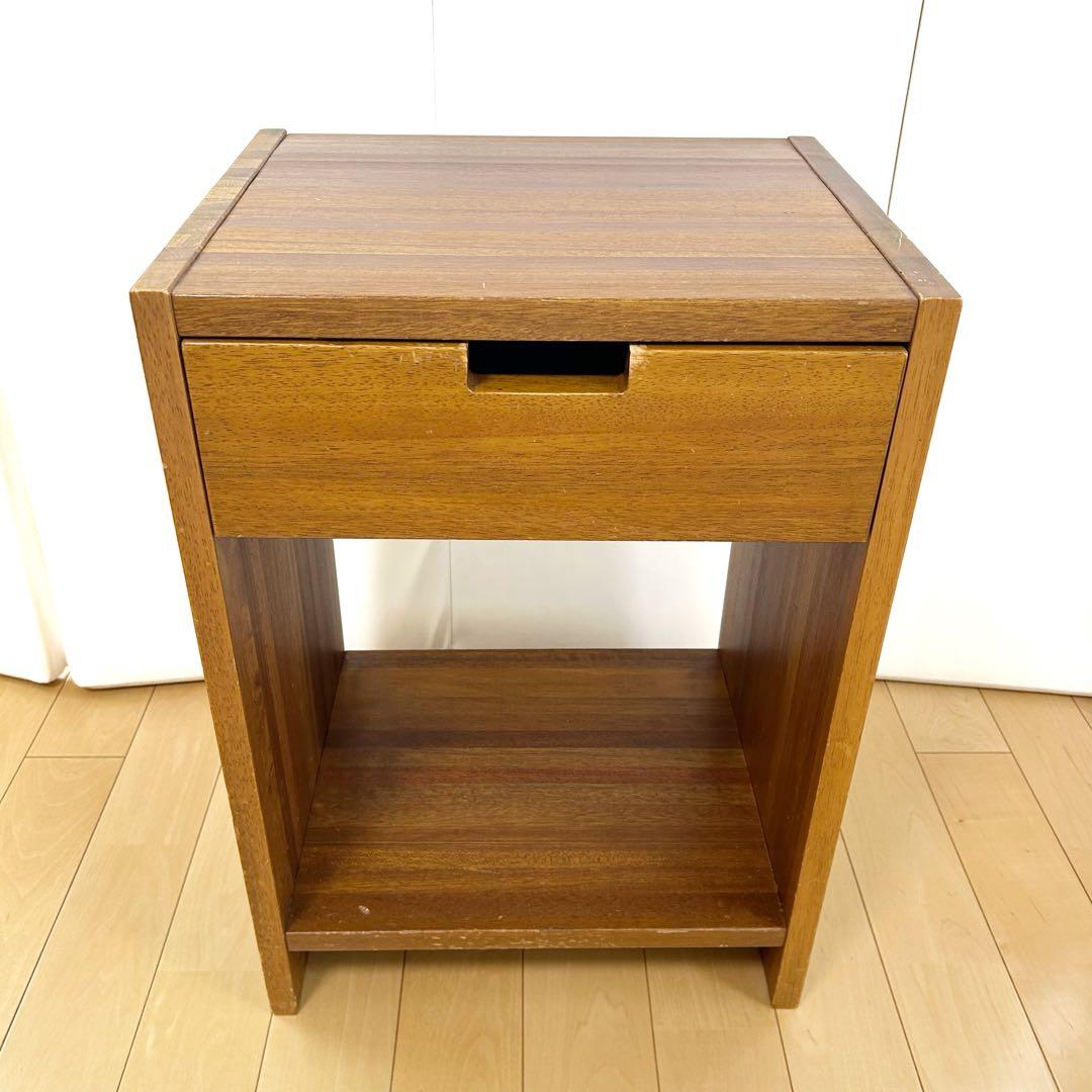 無印良品　ナイトテーブル　良品計画　サイドテーブル　北欧