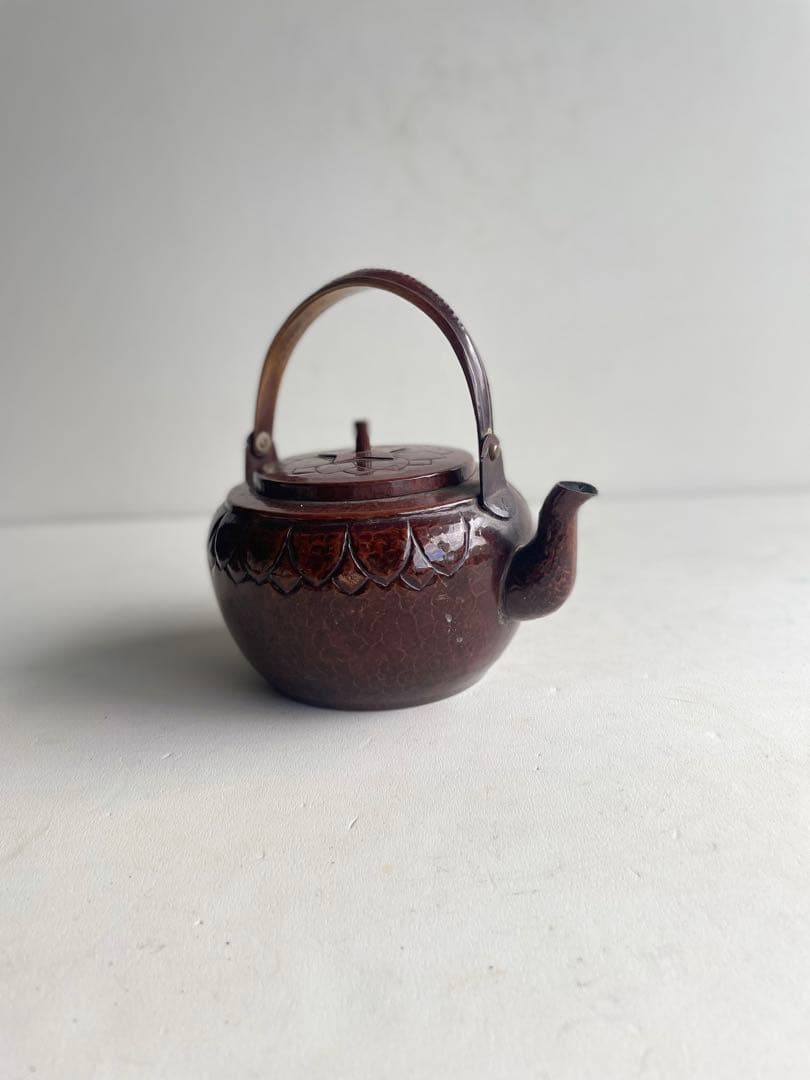 煎茶 銅製 洗瓶 水次 茶道具 古道具 アンティーク ビンテージ