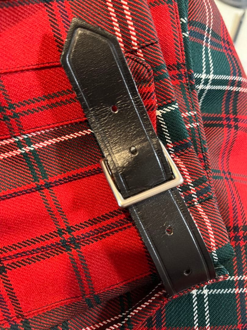 コムデギャルソンシャツガール　タータンチェック プリーツスカート