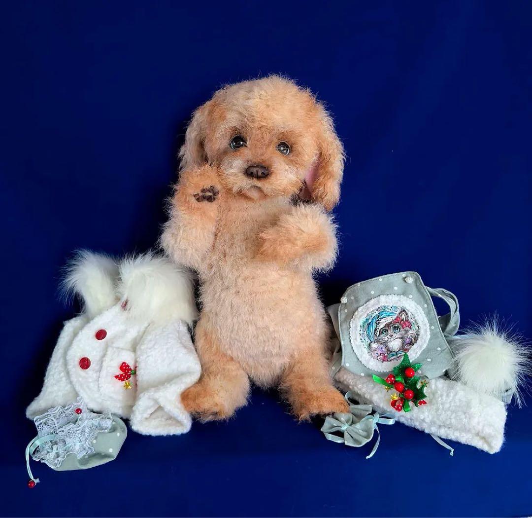 海外作家様作　アートドール　トイプードル