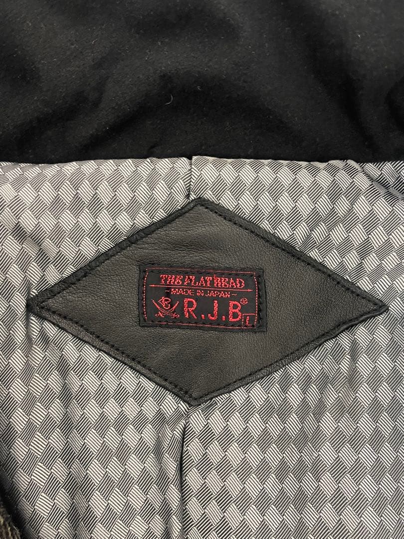 【今月のみ値引き中】RJB 　ヘリンボーン柄　スタンドカラーコート