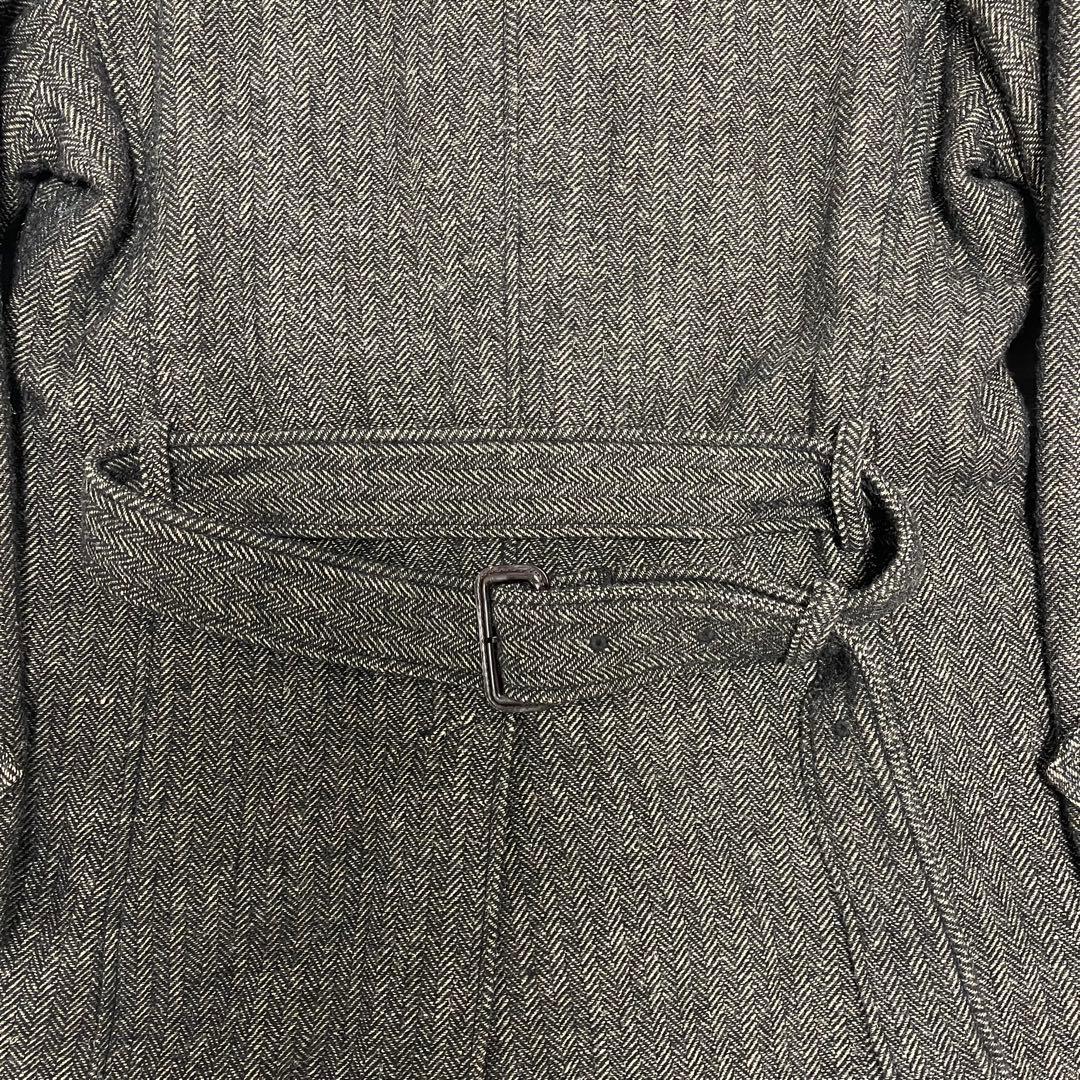 【今月のみ値引き中】RJB 　ヘリンボーン柄　スタンドカラーコート