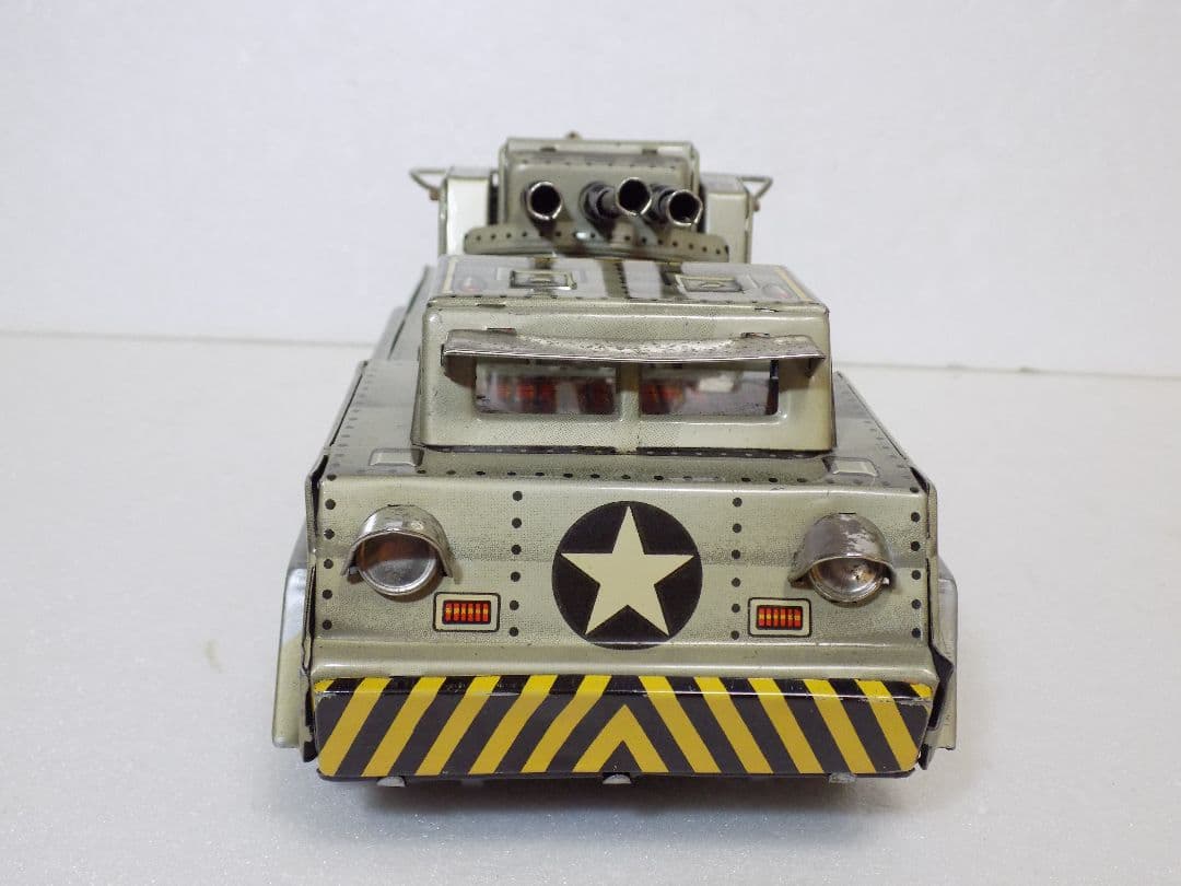 希少ブリキ　三恵玩具　【HALF TRACK】フリクション　動作品