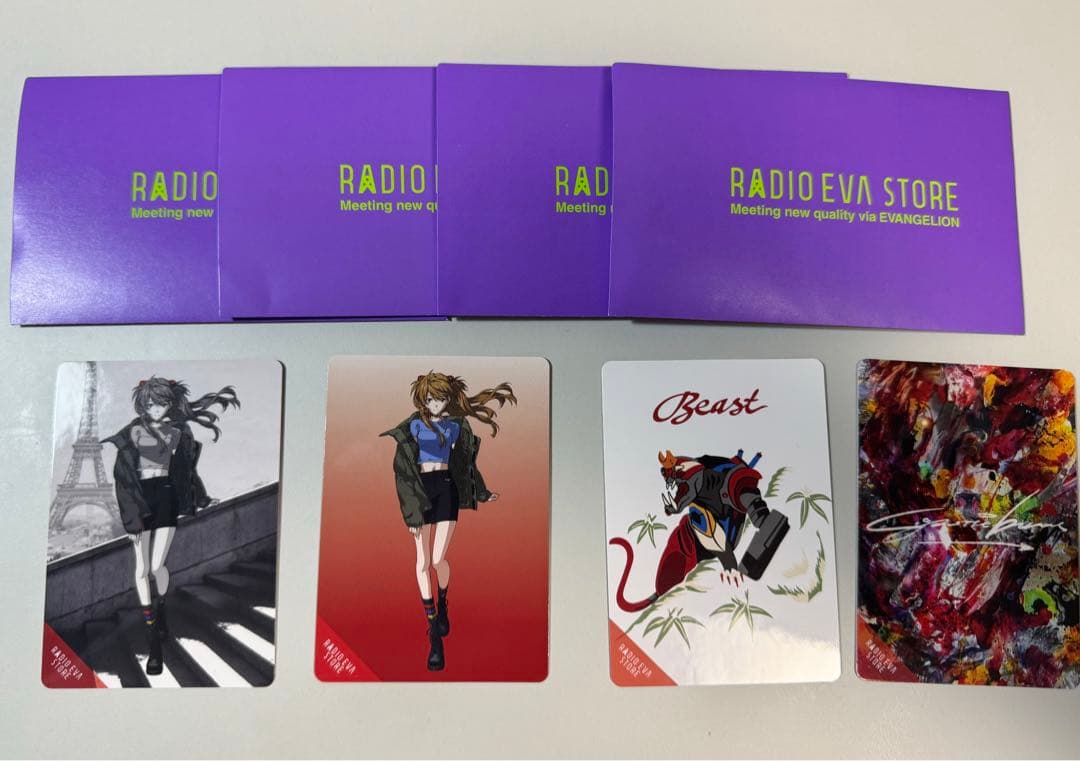 RADIOEVA カード　アスカ　弐号機　コンプ　RADIO EVA