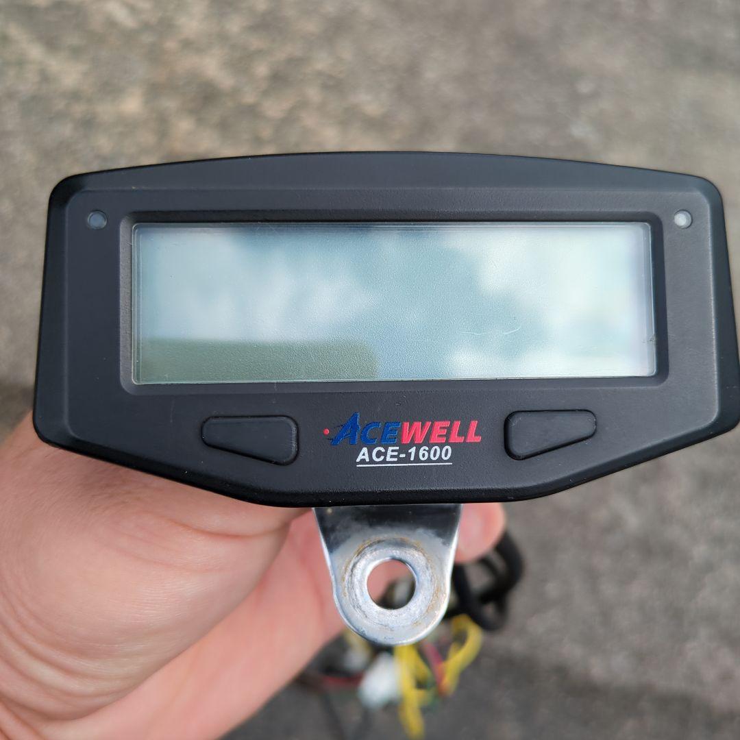 ACEWELL デジタルスピードメーター ACE-1600