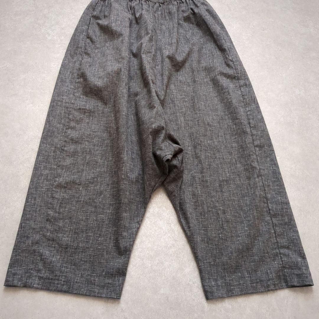 mizuiroind　ミズイロインド　サルエルパンツ　リネン　麻　2　日本製
