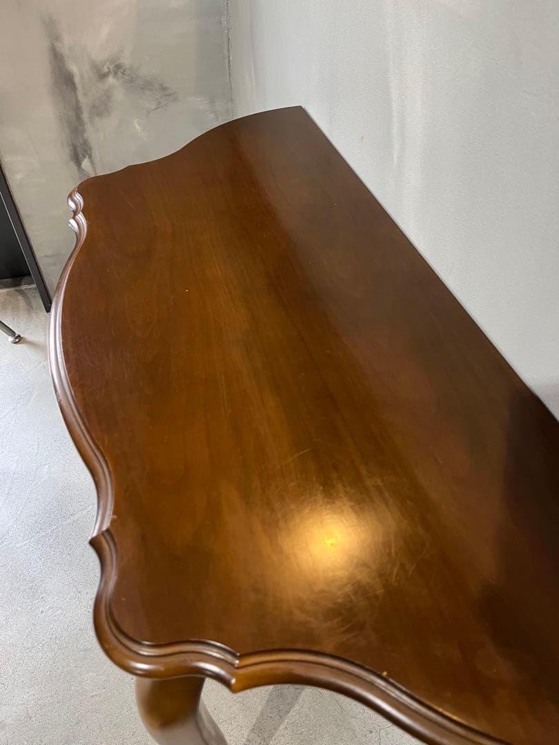 カリモク　猫足　テーブル