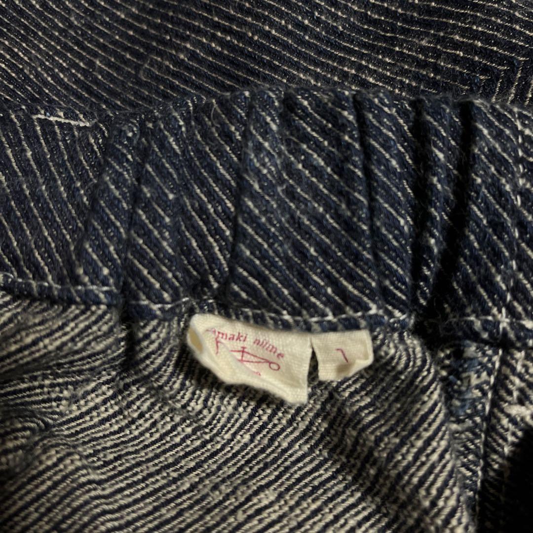 美品　tamaki niime タマキニイメ　zengo ゼンゴ　デニム　パンツ