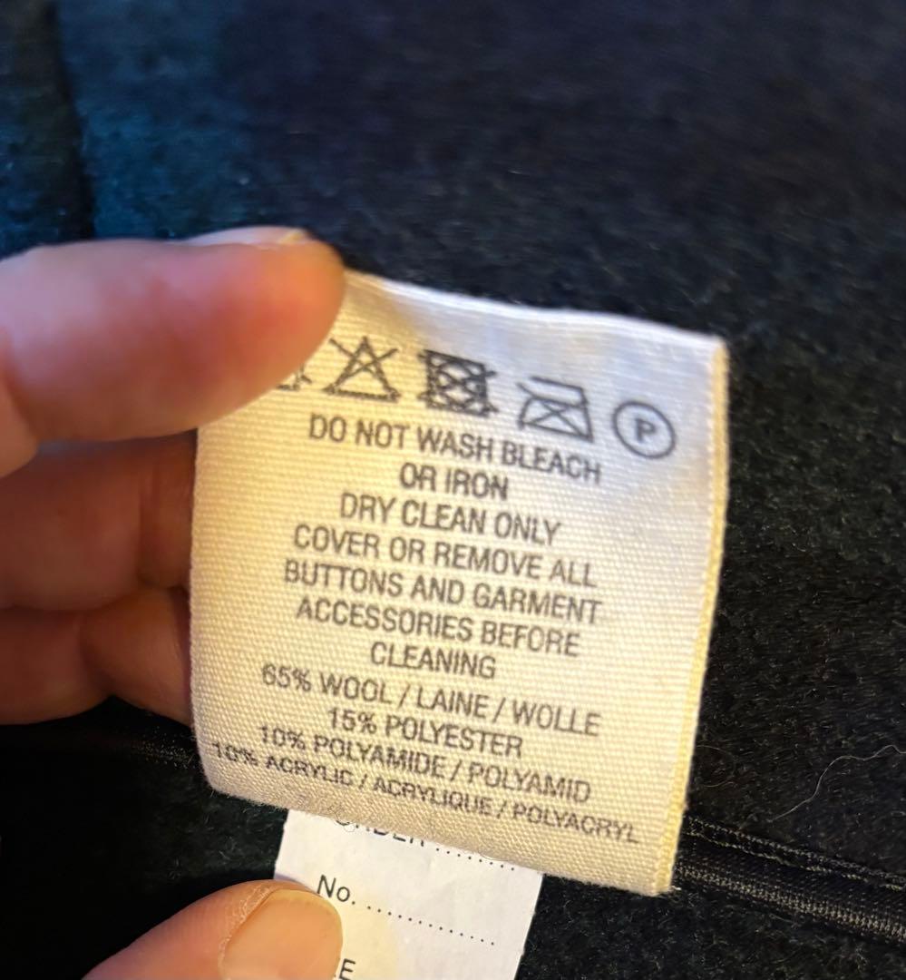 LONDON TRADITION ウールコート サイズ8 ネイビー　130cm