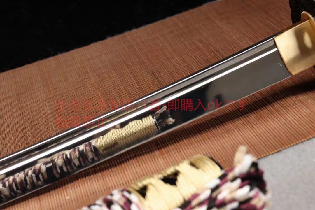 【鏡面半太刀】 古兵器 武具 刀装具 日本刀 模造刀 居合刀