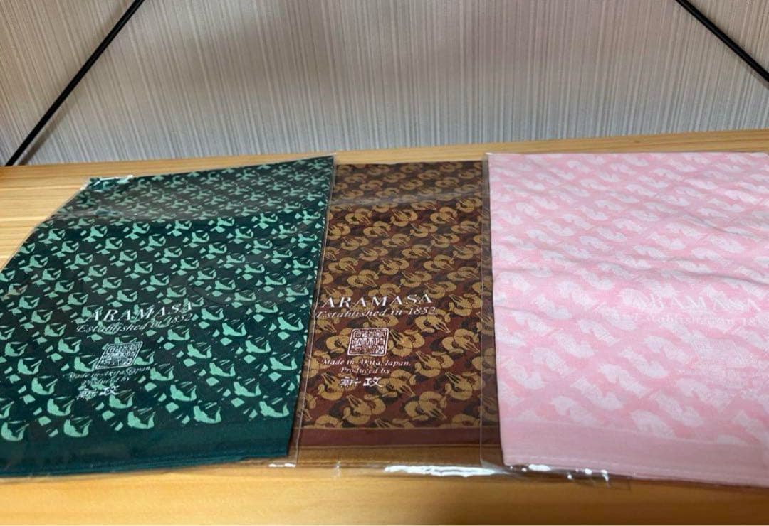 日本酒　新政　ノベルティ　ハンカチ　農民　異端　ユニコン