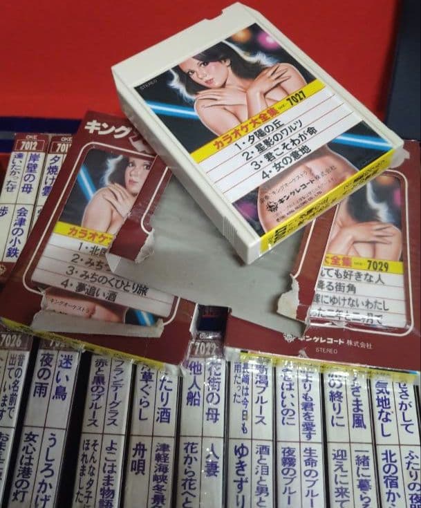 レトロ　カラオケ　ボックス　♥8トラックまとめ売り♥