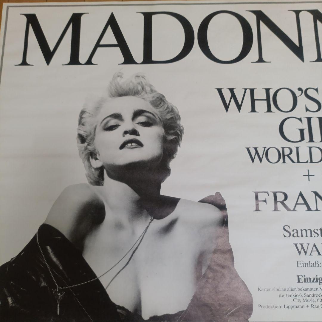 マドンナ WHO'S THAT GIRL WORLD TOUR ポスター