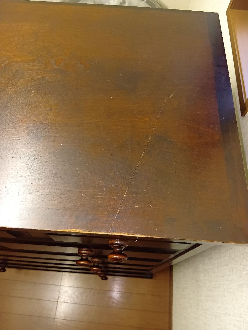 北海道民芸家具　整理箪笥　6段チェスト