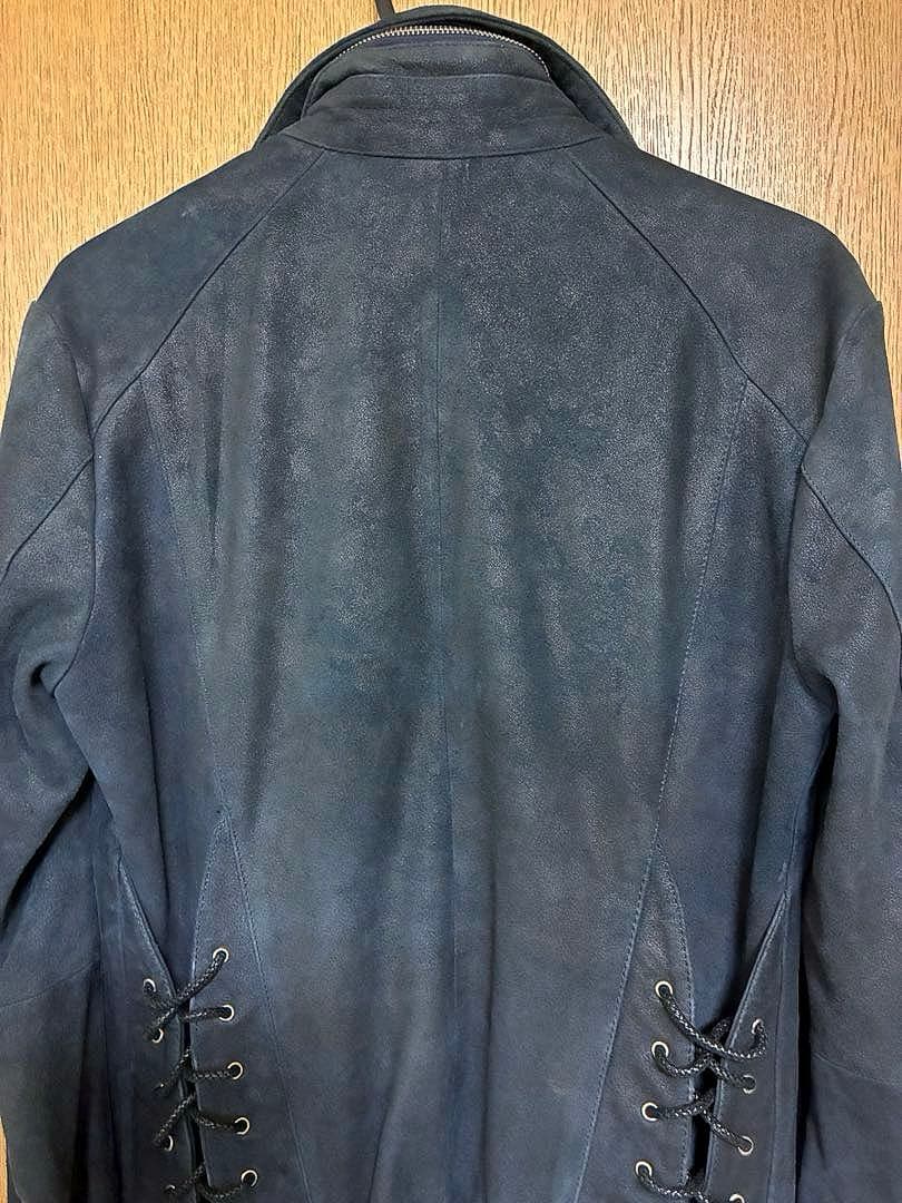 TORNADO MART ゴートスキン バックレースアップ ライダース