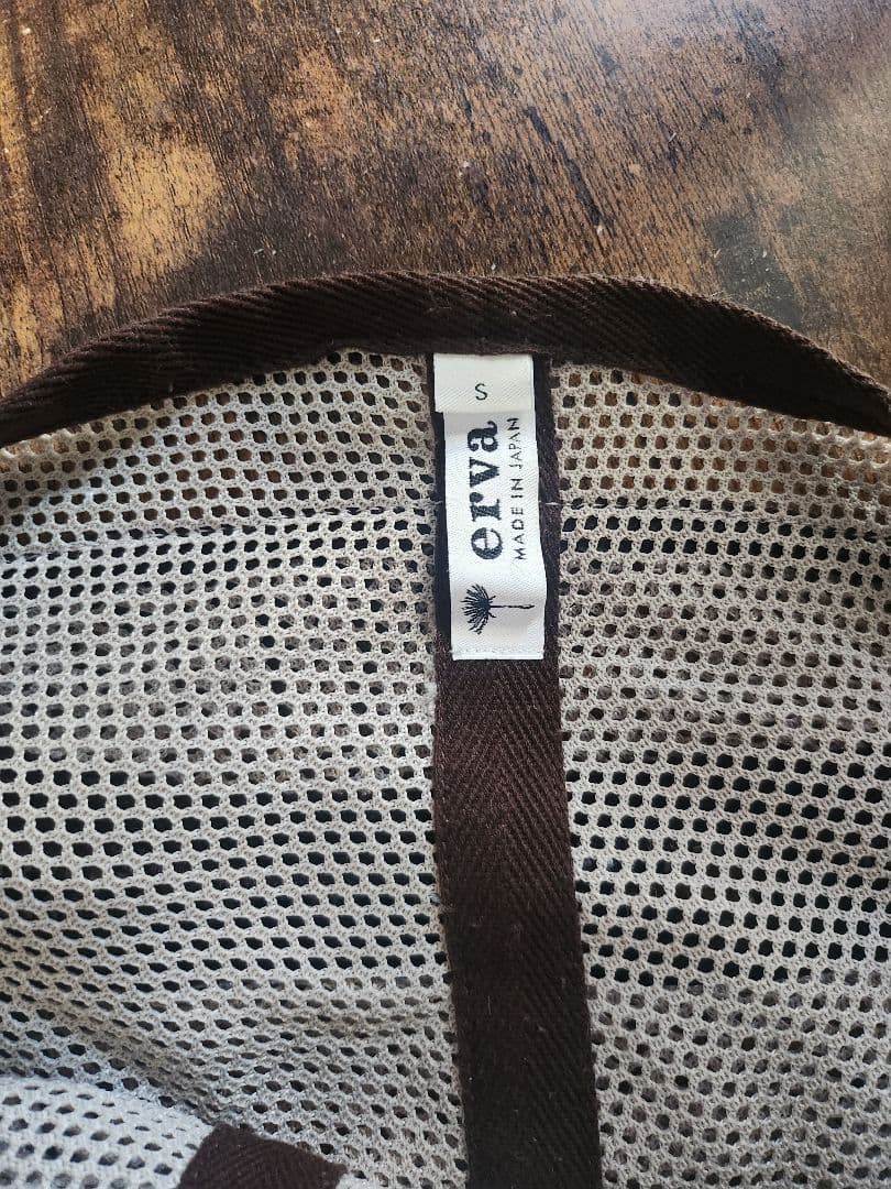 【erva】メッシュ・シンプルドッグスリング グレージュ S