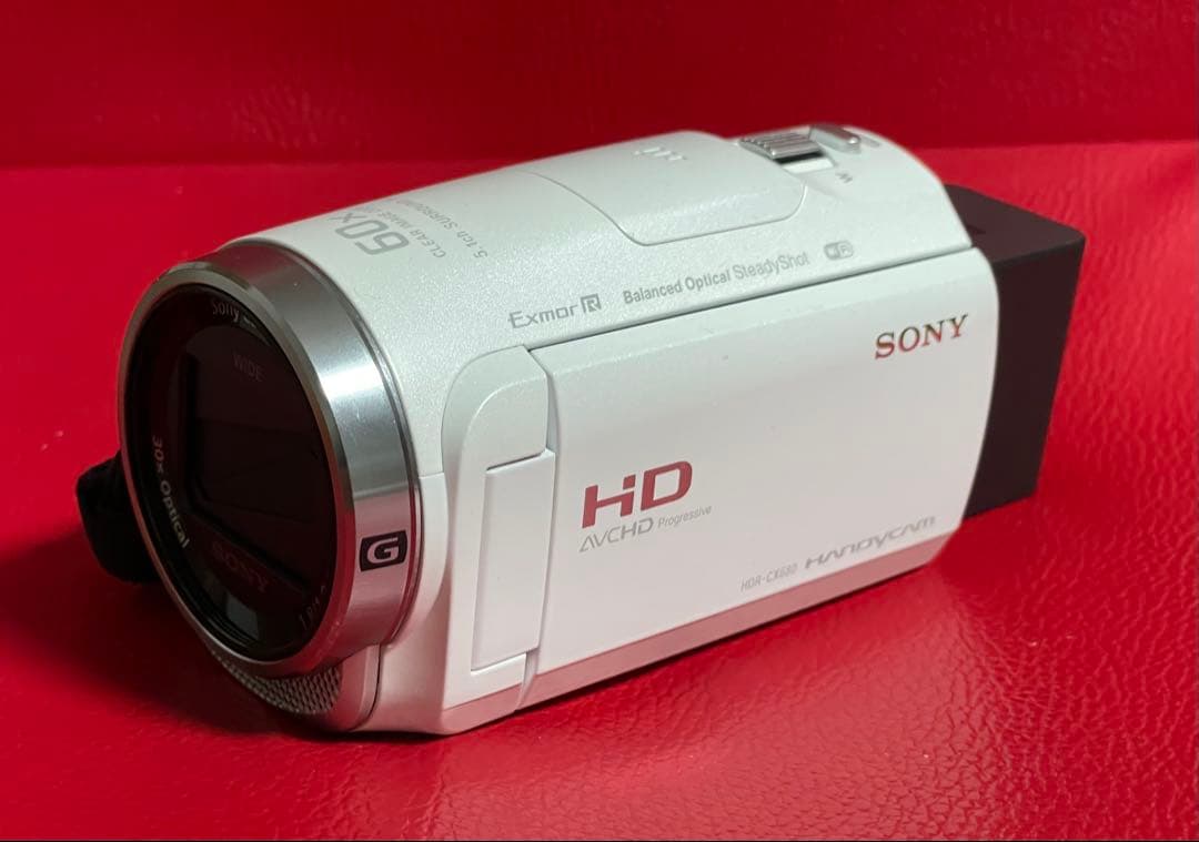 【美品】SONY ハンディカム HDR-CX680 大容量バッテリー充電器付