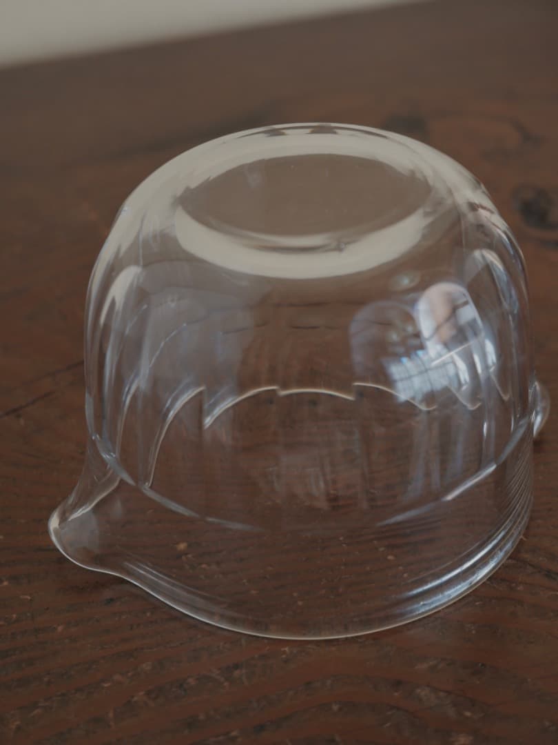 ギヤマン　杯洗　ガラス工芸　酒道具　茶道具　共箱　古道具　Q1834